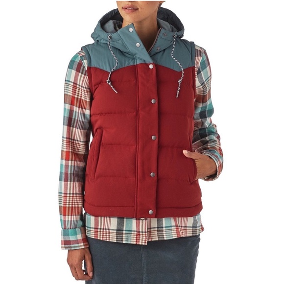 🍄Patagonia Women's Bivy Down Hooded Vest (Sz M) - Picture 2 of 11